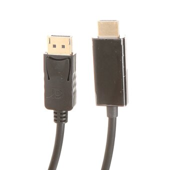  Кабель Exegate EX284915RUS DisplayPort(20M)-HDMI(19M), экранированный, 1.8 м, черный 