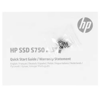  SSD HP S750 256Gb (16L52AA#ABB) 2.5" (SATA3, up to 560/520MBs, 3D NAND, 160TBW) 