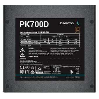  Блок питания Deepcool PK700D (R-PK700D-FA0B-WGEU) 