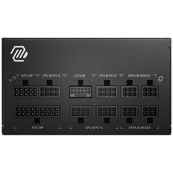  Блок питания MSI MAG A850GL PCIE5 (306-7ZP8A11-CE0), 850W, 80+ Gold, полностью модульный, ATX 3.0, PCIE5 