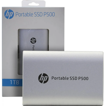  Внешний SSD HP P500 1.0TB Silver (1F5P7AA#ABB) (USB 3.2 Gen2 Type-C, up to 420/420Mbs, 500TBW, 79х54х10, 45g) 
