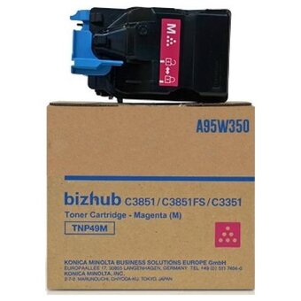  Тонер Konica Minolta TNP-49M A95W350 красный 