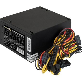  Блок питания ExeGate 850NPXE EX292245RUS-S 850W (ATX, PPFC, SC, 12cm fan, 24pin, 2x(4+4)pin, 2xPCI-E, 5xSATA, 3xIDE, black) 