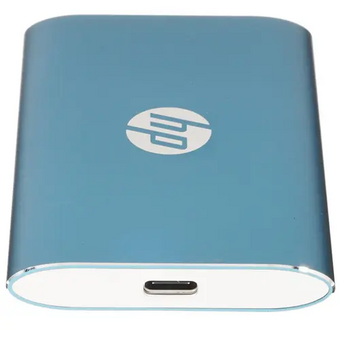  Внешний SSD HP P500 1.0TB Blue (1F5P6AA#ABB) (USB 3.2 Gen2 Type-C, up to 420/420Mbs, 500TBW, 79х54х10, 45g) 