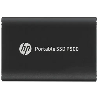  Внешний SSD HP P500 250GB Black (7NL52AA#ABB) (USB 3.2 Gen2 Type-C, up to 370/200Mbs, 100TBW, 79х54х10, 45g) 