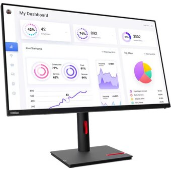  Монитор Lenovo T32p-30 (63D2GCR1CS) Black/Red 