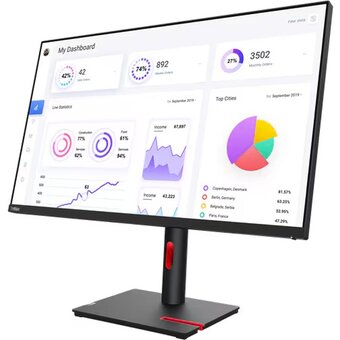  Монитор Lenovo T32p-30 (63D2GCR1CS) Black/Red 