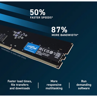  ОЗУ Crucial CT32G56C46U5 32GB U-DIMM DDR5, 5600МГц 