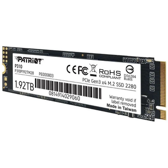  SSD Patriot P310 P310P192TM28 PCIe 3.0 x4 1920GB M.2 2280 