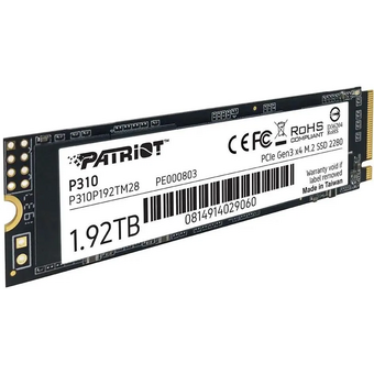  SSD Patriot P310 P310P192TM28 PCIe 3.0 x4 1920GB M.2 2280 