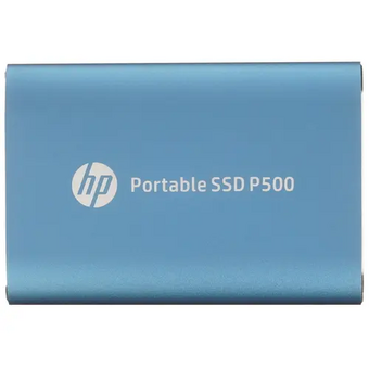  Внешний SSD HP P500 250GB Blue (7PD50AA#ABB) (USB 3.2 Gen2 Type-C, up to 370/200Mbs, 100TBW, 79х54х10, 45g) 