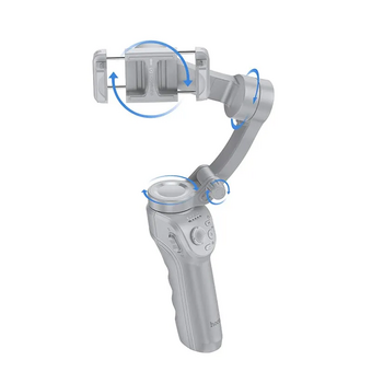  Монопод стабилизатор HOCO K24 Support 3-axis smart gimbal серый 