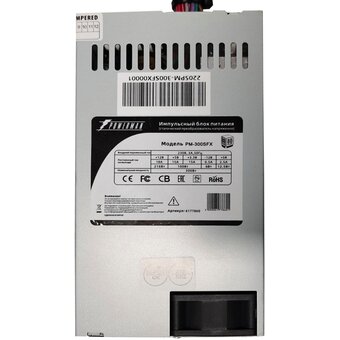  Блок питания Powerman PM-300SFX (6177860) 300W +6pin w/o power cord (8cm fan) 