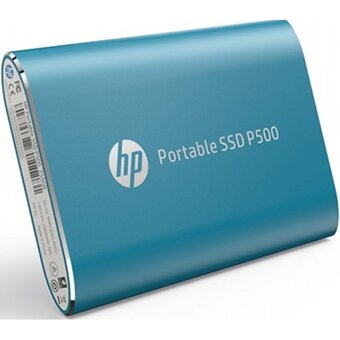  Внешний SSD HP P500 250GB Blue (7PD50AA#ABB) (USB 3.2 Gen2 Type-C, up to 370/200Mbs, 100TBW, 79х54х10, 45g) 