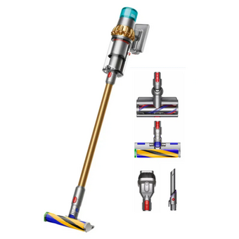  Пылесос Dyson V15 Detect Absolute 447000-01 золотой/серебристый 