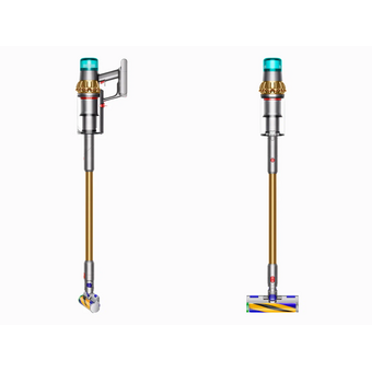  Пылесос Dyson V15 Detect Absolute 447000-01 золотой/серебристый 