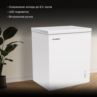  Морозильный ларь Hyundai CH15081 белый 