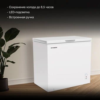  Морозильный ларь Hyundai CH25081 белый 