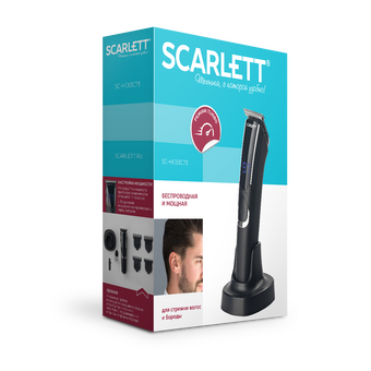  Машинка для стрижки Scarlett SC-HC63C73 черный 