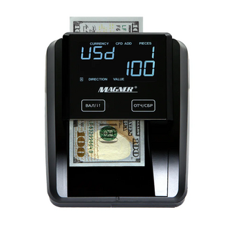  Детектор банкнот Magner 215 AKB с АКБ 