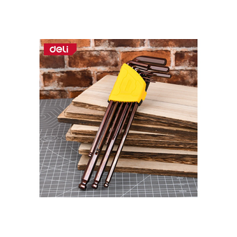  Набор ключей шестигранных Deli DL230809G 9 шт 