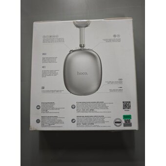  УЦ Наушники полноразмерные bluetooth HOCO W55 Pleasing BT headphones серебро (плохая упаковка) 