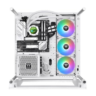  СВО Thermaltake TH420 V2 Snow Edition ARGB (CL-W378-PL14SW-A) Soc-AM5/AM4/1151/1200/1700 белый 4-pin 34.7dB Al+Cu Ret 
