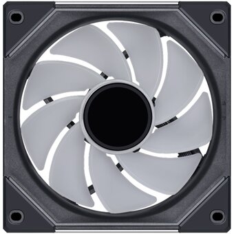  Вентилятор Lian Li Uni Fan SL-INF 120 Reverse Black /UF-RSLIN120-1B/ (G99.12RSLIN1B.R0) 120x120x25мм (PWM, ARGB, 200-2100 об/мин, 29dBa) 