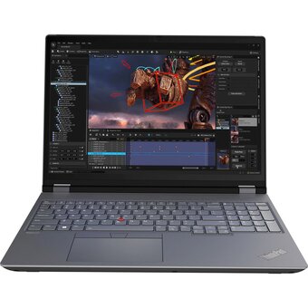  Ноутбук Lenovo ThinkPad P16 G2 (21FA0050US) 16" WQUXGA (3840 x 2400) IPS, Intel i7-14700HX, 32GB DDR5, 1TB SSD, NVIDIA RTX 1000 Ada 6Gb 