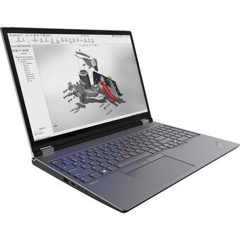  Ноутбук Lenovo ThinkPad P16 G2 (21FA0050US) 16" WQUXGA (3840 x 2400) IPS, Intel i7-14700HX, 32GB DDR5, 1TB SSD, NVIDIA RTX 1000 Ada 6Gb 