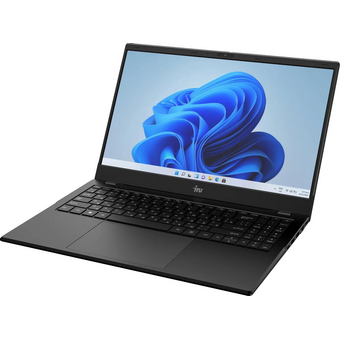  Ноутбук iRU Planio 15ING (2059104) 15.6", IPS, Intel N100 0.8ГГц, 4 ядра, 8ГБ 256ГБ SSD, Intel Iris Xe graphics, Windows 11 Professional, черный 