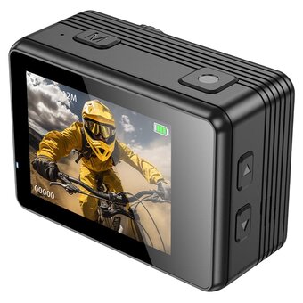  Спортивная камера HOCO DV103 Dual color screen sports camera black 