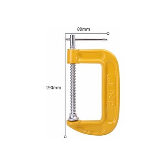  Струбцина Deli DL-G204 G-образная 