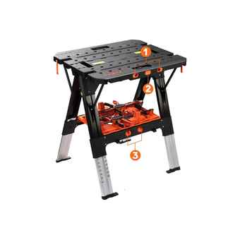  Верстак Pony Jorgensen 60P 2-в-1 (в наборе со струбцинами 2 шт.) 