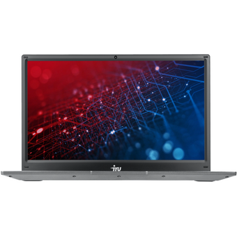  Ноутбук iRU Tactio 14ALH (2058889) 14", IPS, Intel Core i3 1215U 1.2ГГц, 6 ядер, 16ГБ 512ГБ SSD, Intel Iris Xe graphics, Free DOS, серый 