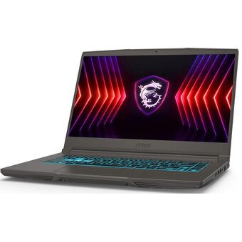  Ноутбук MSI Thin 15 B13BVE-1451US (9S7-16R831-1451) 15.6", IPS, Intel Core i5 13420H 2.1ГГц, 8 ядер, 16ГБ 512ГБ SSD, GeForce RTX 4050 W11H серый 