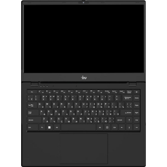  Ноутбук iRU Planio 14ING (2058899) 14", IPS, Intel N100 0.8ГГц, 4 ядра, 8ГБ 512ГБ SSD, Intel Iris Xe graphics, Free DOS, черный 