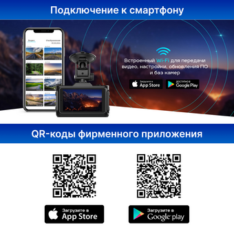  Видеорегистратор с радар-детектором TrendVision Combo F10 (TVCF10) GPS Глонасс 