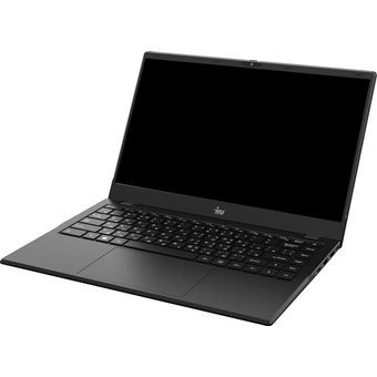  Ноутбук iRU Planio 14ING (2058899) 14", IPS, Intel N100 0.8ГГц, 4 ядра, 8ГБ 512ГБ SSD, Intel Iris Xe graphics, Free DOS, черный 