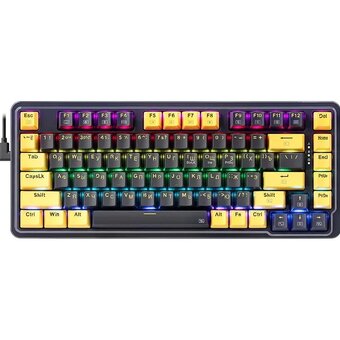  Клавиатура REDRAGON ELF Pro 71664 фиолет-желтый 