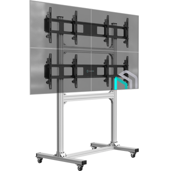  Мобильная стойка ONKRON FSPRO2L-22 серебристая 