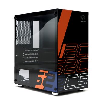  Корпус Mastero Case CS2 (MST-GCM-01-CS2), mATX, Mini-Tower, USB 3.0, черный, без БП 