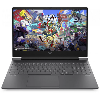  Ноутбук HP Victus 16-r1035ci (A1WE4EA) 16.1", IPS, Core i5 14450HX 1.8ГГц, 10 ядер, 16ГБ DDR5, 512ГБ SSD, GeForce RTX 4050 Free DOS, серебристый 