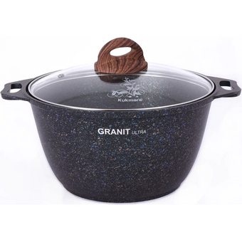  Кастрюля KUKMARA кгг42а Granit ultra blue 4,0л 