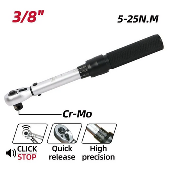  Ключ динамометрический Deli DL170025 3/8" 