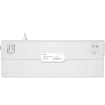  Клавиатура Acer OKW304 белый (ZL.KBDCC.01V) 