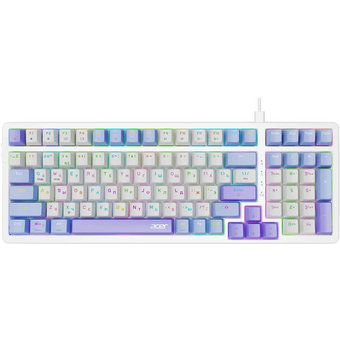  Клавиатура Acer OKW304 белый (ZL.KBDCC.01V) 