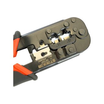  Кримпер STEKKER CTLS007 (49613) черный/красный 