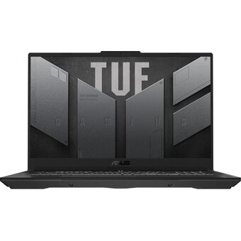  Ноутбук ASUS Tuf Gaming A17 FA707NVR-HX010 (90NR0JJ5-M000D0) 17.3", 2023, IPS, R7 7435HS 3.1ГГц, 8 ядер, 16ГБ DDR5, 512ГБ SSD, GF RTX 4060 без ОС grey 