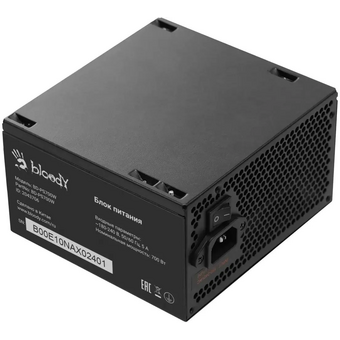  Блок питания BLOODY BD-PS750B, 750Вт, 120мм, черный, retail 